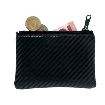 PORTE MONNAIE A FERMETURE ZIP EN PVC-Sacs-Porte monnaie