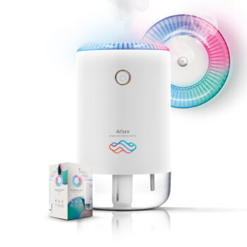 HUMIDIFICATEUR D'AIR & DIFFUSEUR AROMATIQUE 370ML-Santé et hygiène personnelle-Diffuseur ventilateur1