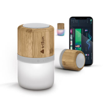 ENCEINTE HAUT-PARLEUR BT SANS FIL LAMPE EN BAMBOU-Technologie-Enceinte haut-parleur1